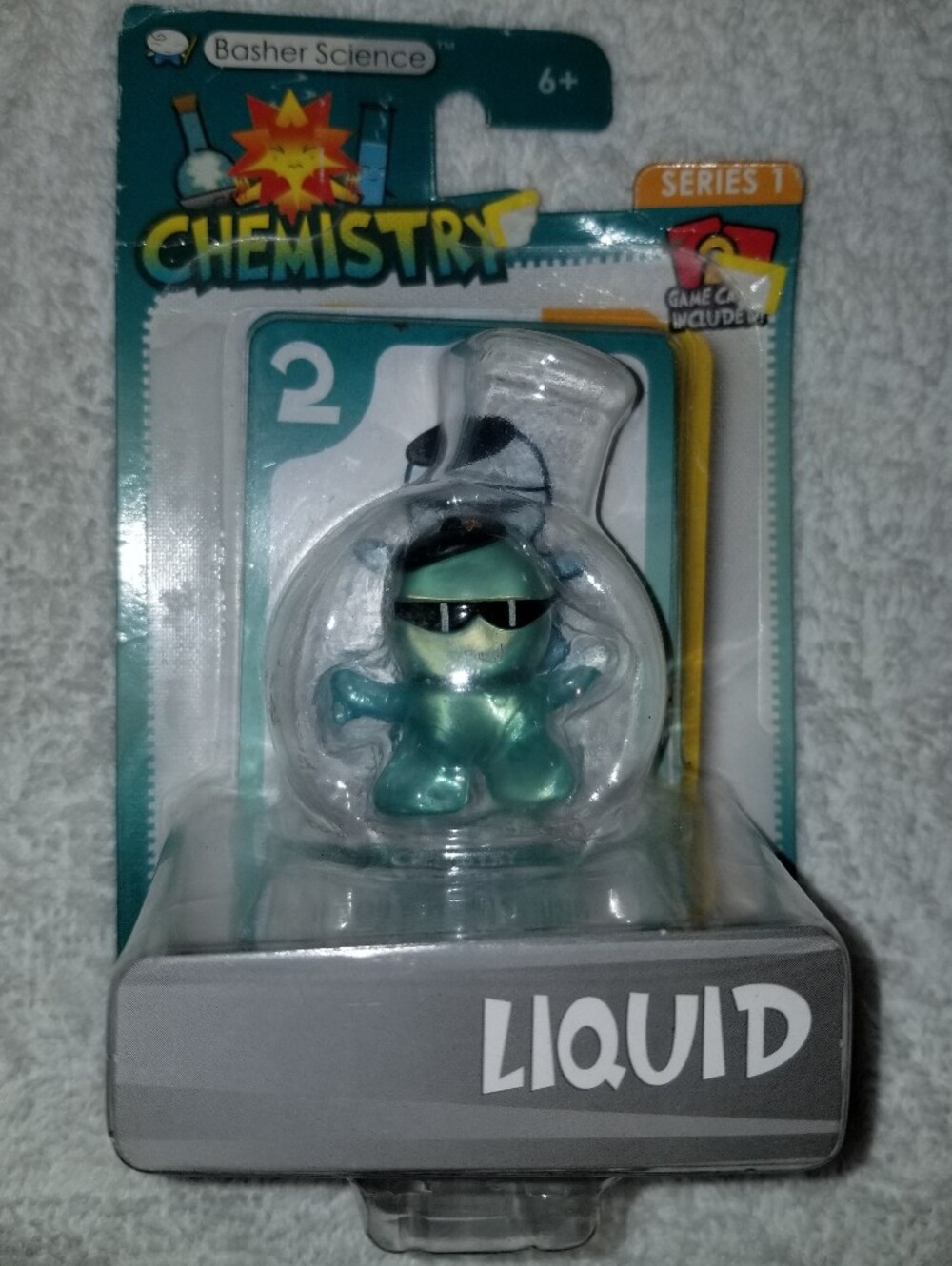 Chemistry Liquid Collectible Figure - Teal Basher And Science Figurine